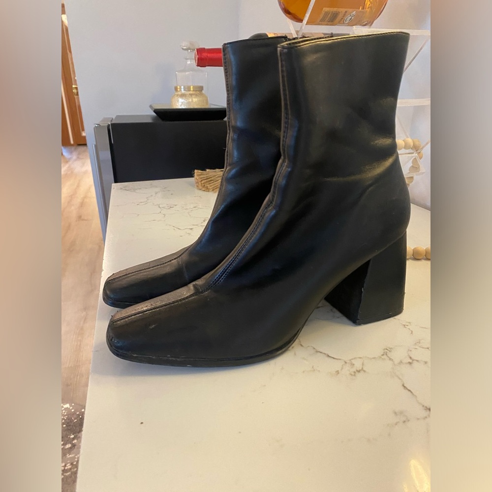 Black Heeled Booties